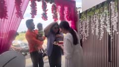 Charu Asopa Smiles As Ex-Husband Rajeev Sen Reunites With Daughter Ziaana In Bikaner