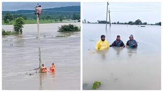 Telangana Flood Effect: తెలంగాణలో వరద దెబ్బకు నేలకూలిన 1357 విద్యుత్ స్తంభాలు, నదిలోకి దిగి మరీ పునరుద్దరణ పనులు