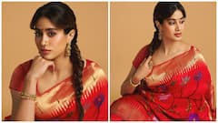 Janhvi Kapoor’s Saree Look For Ganesh Chaturthi Celebrations Is Ethereal; See PICS