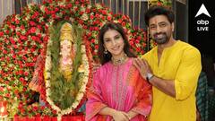 Dev-Rukmini: কটাক্ষের মুখেও অটুট জুটি, দেবের বাড়ির গণেশ পুজোয় পরিবারের সঙ্গে সামিল রুক্মিণী ও