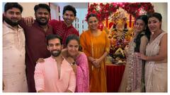 Pati Patni Aur Panga Cast Visits Gurmeet Choudhary & Debina Bonnerjee’s Home For Ganpati