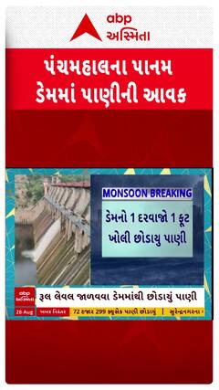 Panam Dam:  ઉપરવાસમાં ભારે વરસાદને કારણે પંચમહાલના પાનમ ડેમમાંથી છોડાયું પાણી