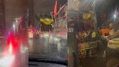 मुंबईत मराठा आंदोलकांच्या गाडीला अपघात, 3 जखमी; मराठे राजधानीत दाखल, जरांगेंचं गावागावात स्वागत