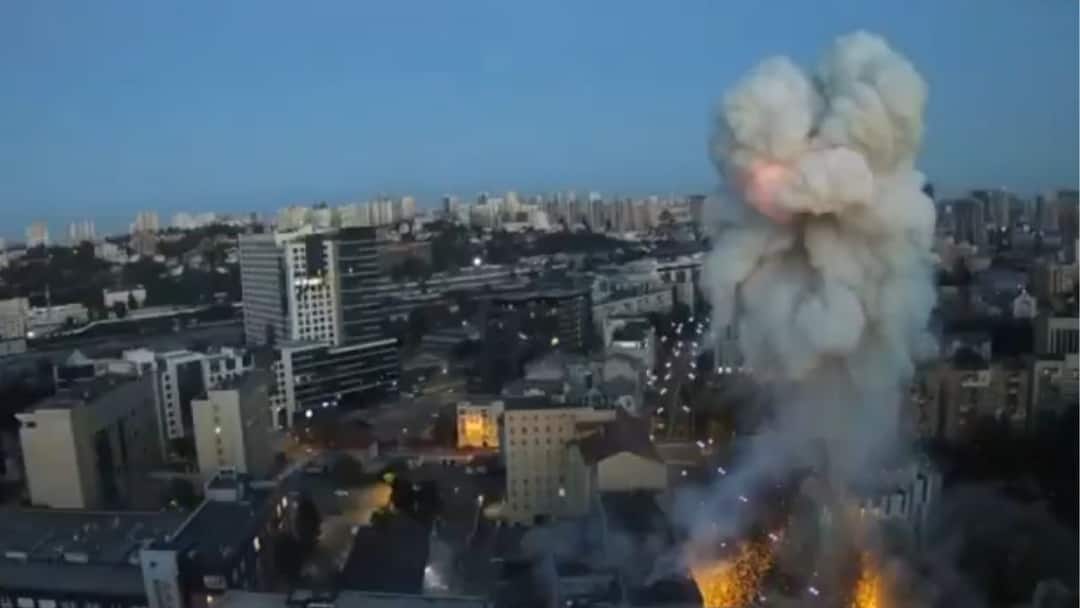 18 Killed As Russia Launches Second-Biggest Air Assault Of Ukraine War On Kyiv: VIDEO