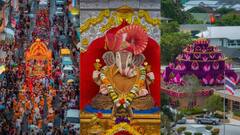 Photo : 'थायलंड'च्या प्रती दगडूशेठच्या पहिल्या गणेशोत्सवाची ड्रोन झलक!