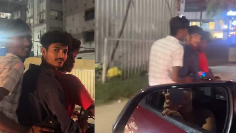 On Cam: Hyderabad Trio On Bike Harasses Women With Peacock Feather, Bystander Steps In