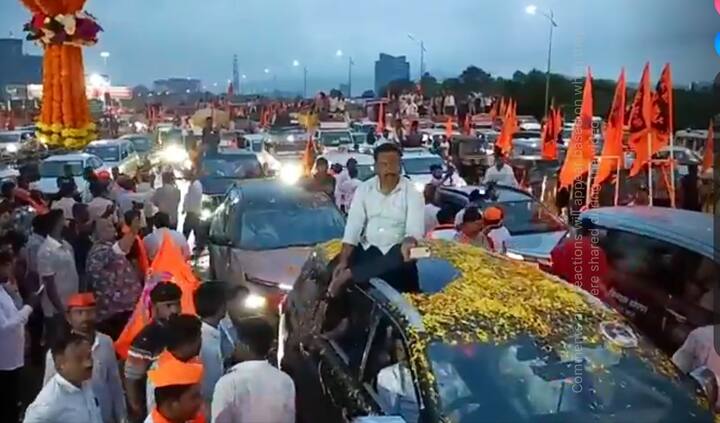 अजूनही आंदोलक ग्रामीण भागातून नवी मुंबईत दाखल होत आहेत.