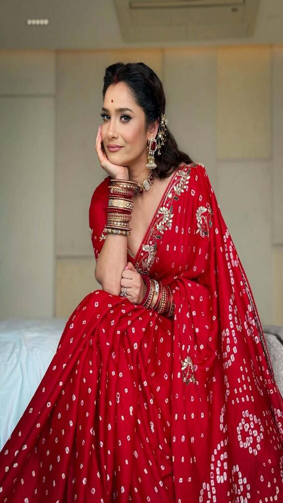 Ankita Lokhande’s Festive Saree Look Wins Hearts