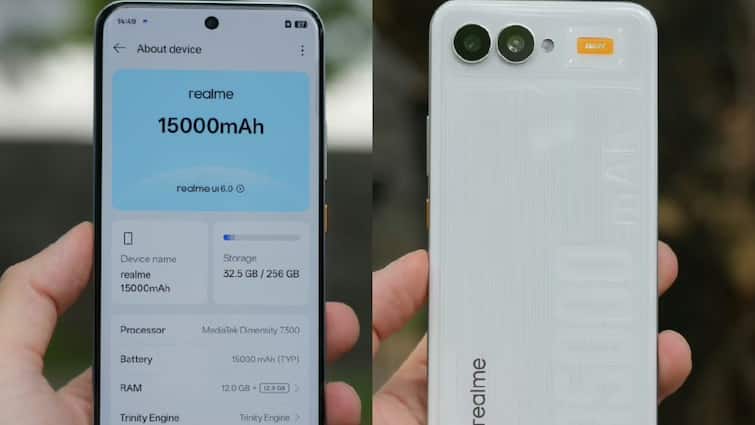 Realme showcases concept phone with15000mAh battery may support 320W charging इस फोन में मिलेगी 15,000mAh की 'जंबो' बैटरी, कई दिन तक चलेगी, ऐप्पल-सैमसंग जैसी कंपनियों के छूटेंगे पसीने