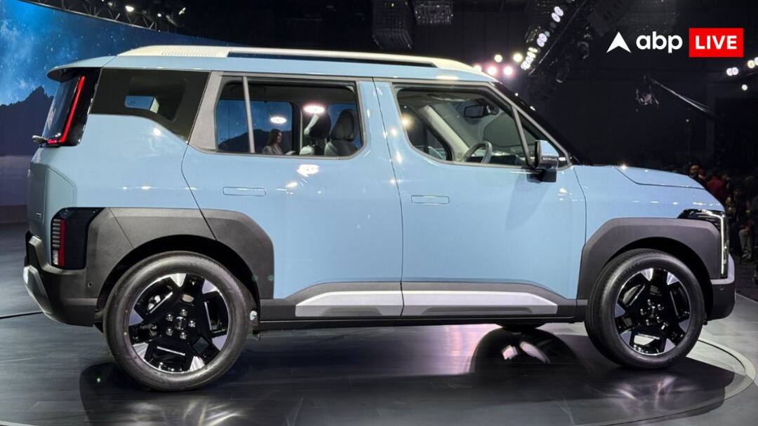 Kia Syros EV Spied In India during testing know its design range and more details Kia Syros EV: भारत में पहली बार टेस्टिंग के दौरान दिखी किआ सिरोस EV, जानें कब तक होगी लॉन्च