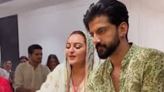 Ganpati Aarti At Salman Khan’s Home: Sonakshi & Zaheer Join The Festive Spirit; WATCH