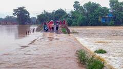 Odisha: 3 Bikers Swept Away In Floodwater While Crossing Bridge In Koraput, Later Rescued