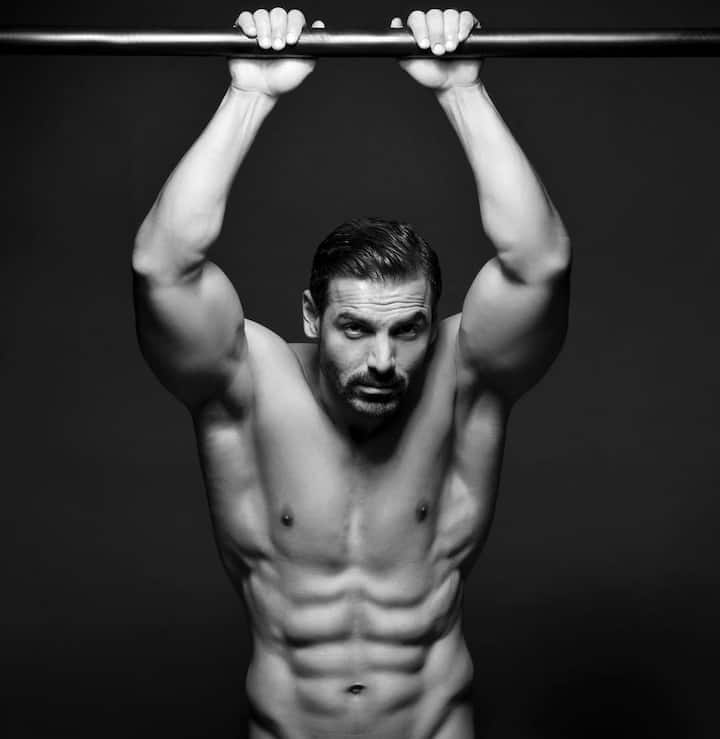 John says that he does not retain his fitness for a film but does it for himself.