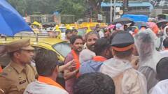 मुंबईत भरपावसात मराठा बांधवाने अंगावर ओतून घेतले डिझेल; मंत्रालय, CSMT, चर्चगेट स्थानकात मोठी गर्दी