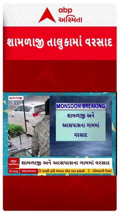 Shamlaji Rain : શામળાજીમાં ધોધમાર વરસાદ, રસ્તા પર ભરાયા પાણી