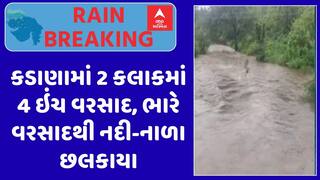Mahisagar Rain: કડાણામાં 2 કલાકમાં 4 ઇંચ વરસાદ, ભારે વરસાદથી નદી-નાળા છલકાયા