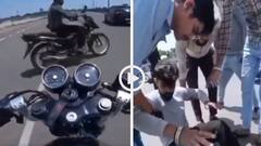 Video: 'भगा और तेज', हाइवे पर दो बाइक्स की जबरदस्त टक्कर, वीडियो देख सहम जाएंगे आप!