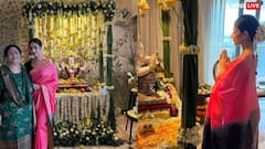 रोते हुए धनश्री वर्मा ने दी बप्पा को विदाई, विसर्जन से पहले मां-पापा के साथ ऐसे दिए पोज