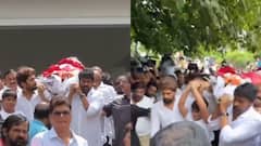 అత్తమ్మ పాడె మోసిన చిరంజీవి...‌‌‌ అల్లు కనకరత్నమ్మ అంత్యక్రియల్లో మెగా ఎమోషనల్ మూమెంట్