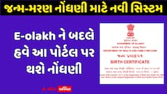 ગુજરાતમાં જન્મ-મરણ નોંધણી માટે નવી સિસ્ટમ: E-olakh ને બદલે હવે આ પોર્ટલ પર થશે નોંધણી
