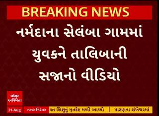 Narmada News : નર્મદામાં તાલીબાની સજાનો વીડિયો વાયરલ , યુવકને વીજ થાંભલા સાથે દોરડાથી બાંધીને માર માર્યો