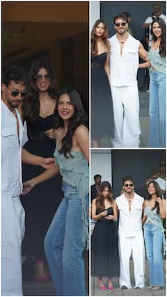 बागी 4 की टीम हुई स्पॉट, फिल्म की हसीनाओं संग टाइगर श्रॉफ ने दिए पोज