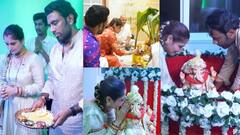 आरती सिंह ने भावुक होकर दी गणपति बप्पा को विदाई, पति संग घर पर किया विसर्जन