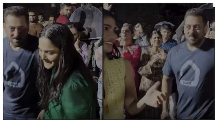 Salman Khan Drops Video Of Ganpati Visarjan Celebrations With Family. Watch Salman Khan Drops Video Of Ganpati Visarjan Celebrations With Family. Watch
