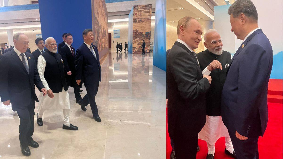 Modi Putin Xi: கூடி கும்மாளாம் அடிக்கும் மோடி, புதின், ஜி ஜிங்பிங் - குபுகுபுவென வயிறு எரியும் ட்ரம்ப் - வீடியோ வைரல்