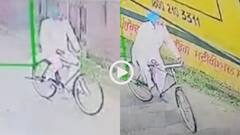 Video: मौत कभी भी धमक सकती है! साइकिल से जा रहा था 60 साल का किसान, ऊपर गिरी दीवार, देखें वीडियो