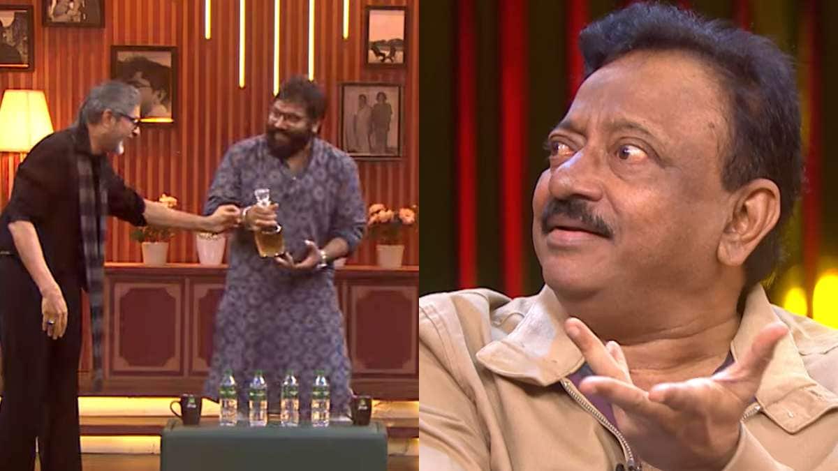 Jayammu Nischayammura RGV: అందరికీ RGV... నాకు మాత్రం సైతాన్ - ఒకరు డెవిల్ మరొకరు యానిమల్... వోడ్కాతో వెల్ కం చెప్పిన జగ్గూ భాయ్