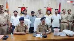 यूपी: अमरोहा में स्मैक तस्करी का बड़ा खुलासा, दो सिपाही समेत 6 गिरफ्तार, 40 लाख की स्मैक बरामद