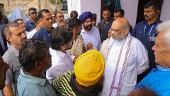 Shah Reviews Jammu Flood Response, Highlights Need For AI, Data Analytics To Detect Cloudbursts Early