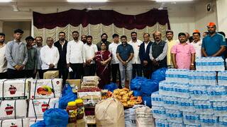 पाण्याचे बॉक्स, सफरचंद, बिस्किट ते शिजवून खाण्यासाठी तांदूळ, पीठापर्यत; मुंबईमधील मराठा आंदोलकांना कोल्हापुरातून रसद