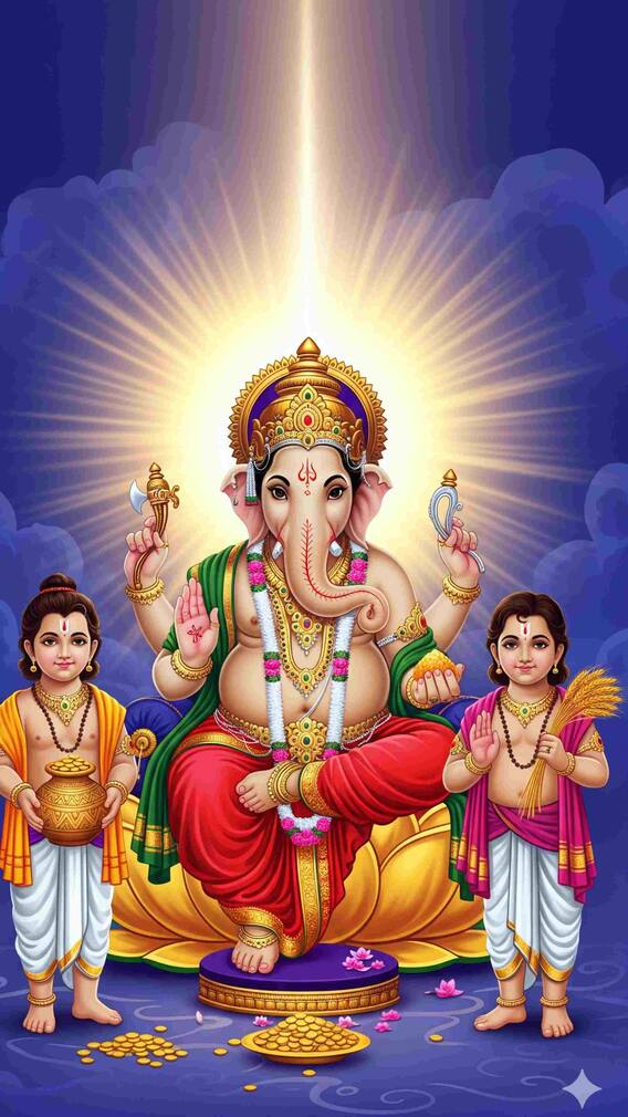 लाडक्या गणपती बाप्पांच्या कुटुंबात कोण कोण होते?