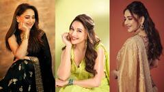 फेस्टिव सीजन में माधुरी दीक्षित के ब्लाउज कलेक्शन से लें इंस्पिरेशन, हर साड़ी में लगेंगी कमाल