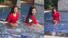 VIDEO : 'टीप टीप बरसा पाणी'वर गौतमी पाटीलच्या मनमोहक अदा, स्विमिंग पूलमधील व्हिडीओ केला शेअर