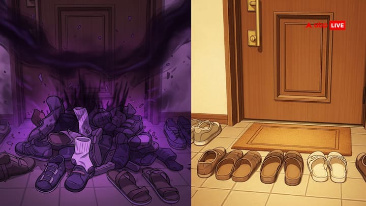 जो भी लोग बाहर से आने के बाद जूते चप्पल मोजे इधर-उधर फेंकने से शत्रु की समस्या होती है.