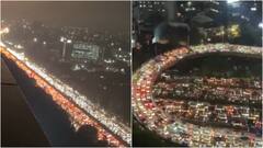 ‘ETA: Infinity!’ — Gurugram Traffic Jam Sparks Meme Fest After Heavy Rain Leaves Thousands Stranded