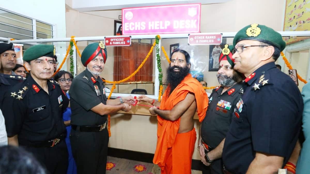 Patanjali: 60 லட்சம் முன்னாள் ராணுவ வீரர்கள் குடும்பங்களுக்கான புதிய 'சுகாதார சிப்பாய்' திட்டத்தில் இணைந்த ஆயுர்வேதம்