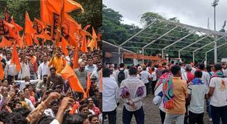 Manoj Jarange Patil Maratha Protest : मराठा आंदोलकांसाठी राज्यभरातून मदतीचा ओघ सुरूच; आझाद मैदानात आंदोलकांकडून गोदाम तयार