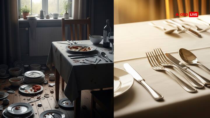 वास्तु शास्त्र के अनुसार अपनी झूठी थाली या बर्तन को उसी जगह पर छोड़ने से जीवन में असफलता का सामना करना पड़ता है. इसलिए झूठे बर्तन को लगे हाथ धो देना चाहिए.