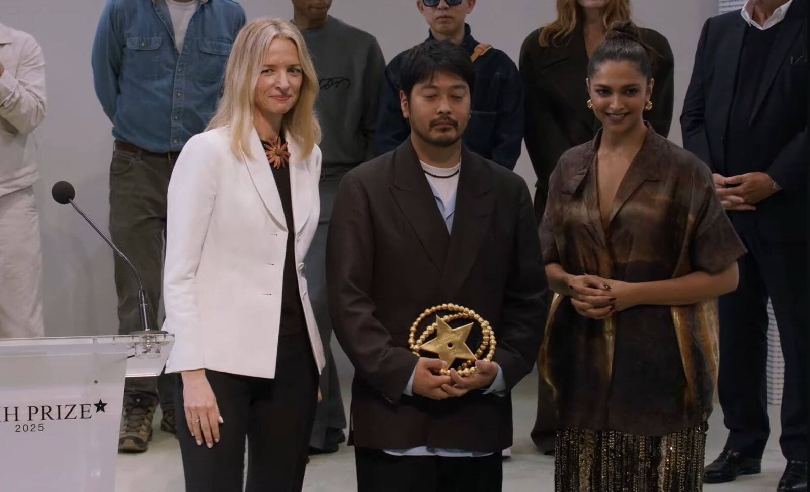 The actress has been declared an ambassador and jury member of Louis Veton for the final of the 2025 LVMH prize and thus she is representing India on this platform. Let us know that Deepika joined Natali Portman 2024 LVMH Prize for Young Fashion Designers' Special Jury, where she presented the main prize to Swedish designer Ellen Hodkwa Larsen.