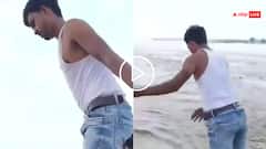 Video: 500 रुपए के लिए दांव पर लगा दी जिंदगी, शर्त जीतने के लिए नदी में कूदा युवक, सामने आया वीडियो