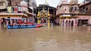 मथुरा में खतरे के निशान के पार पहुंची यमुना, कई गांवों का कटा संपर्क, नाव संचालन पर लगी रोक