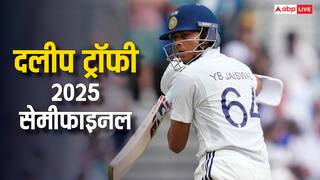 Duleep Trophy Semi-Finals 2025: दलीप ट्रॉफी सेमीफाइनल में 4 रन बनाकर आउट हुए यशस्वी जायसवाल, गायकवाड़ क्रीज पर मौजूद