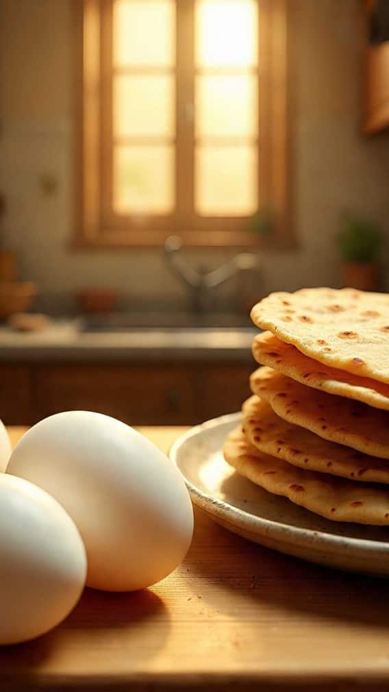 दो अंडे कितनी रोटी के बराबर एनर्जी देते हैं?