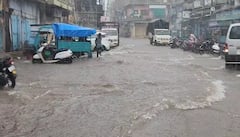 Anand Rain : ખંભાતમાં ધોધમાર વરસાદ, રસ્તાઓ પર નદી વહેતી હોય તેવા દ્રશ્યો 