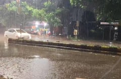 Rajkot Rain: જેતપુર શહેરમાં ભારે પવન સાથે ધોધમાર વરસાદ