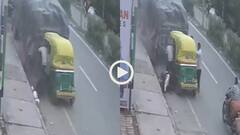 Video: सड़क पर खड़े ट्रक में जा घुसा ऑटो, ड्राइवर की मौत, सामने आया हादसे का लाइव वीडियो